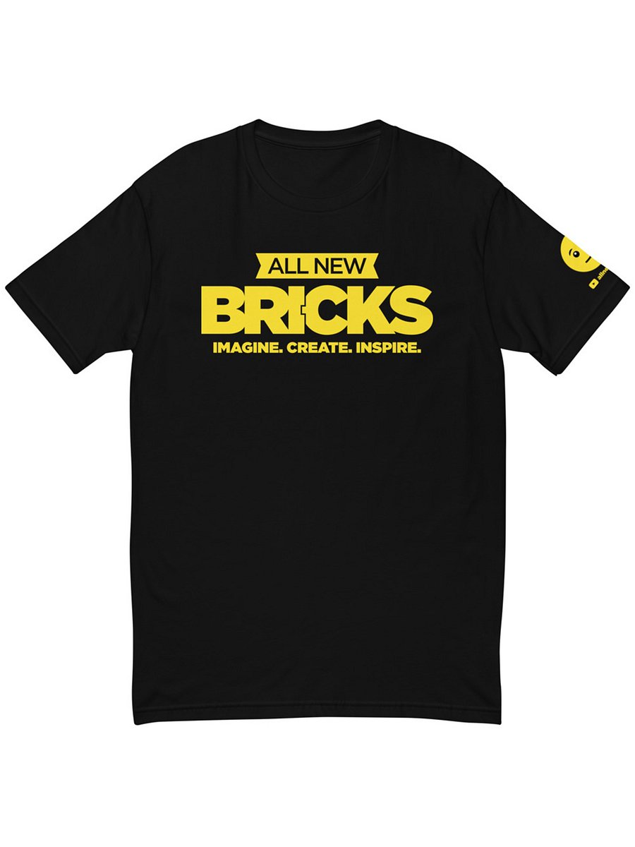 All New Bricks Black TShirt All New Bricks