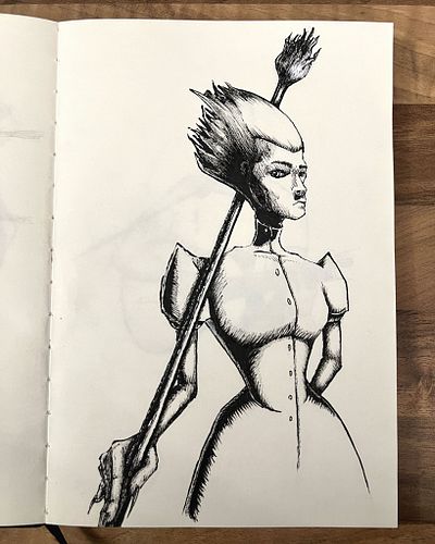 I've got a love-hate relationship with this one. I like what I tried to do, but I'm not convinced it paid off. Do I try again...