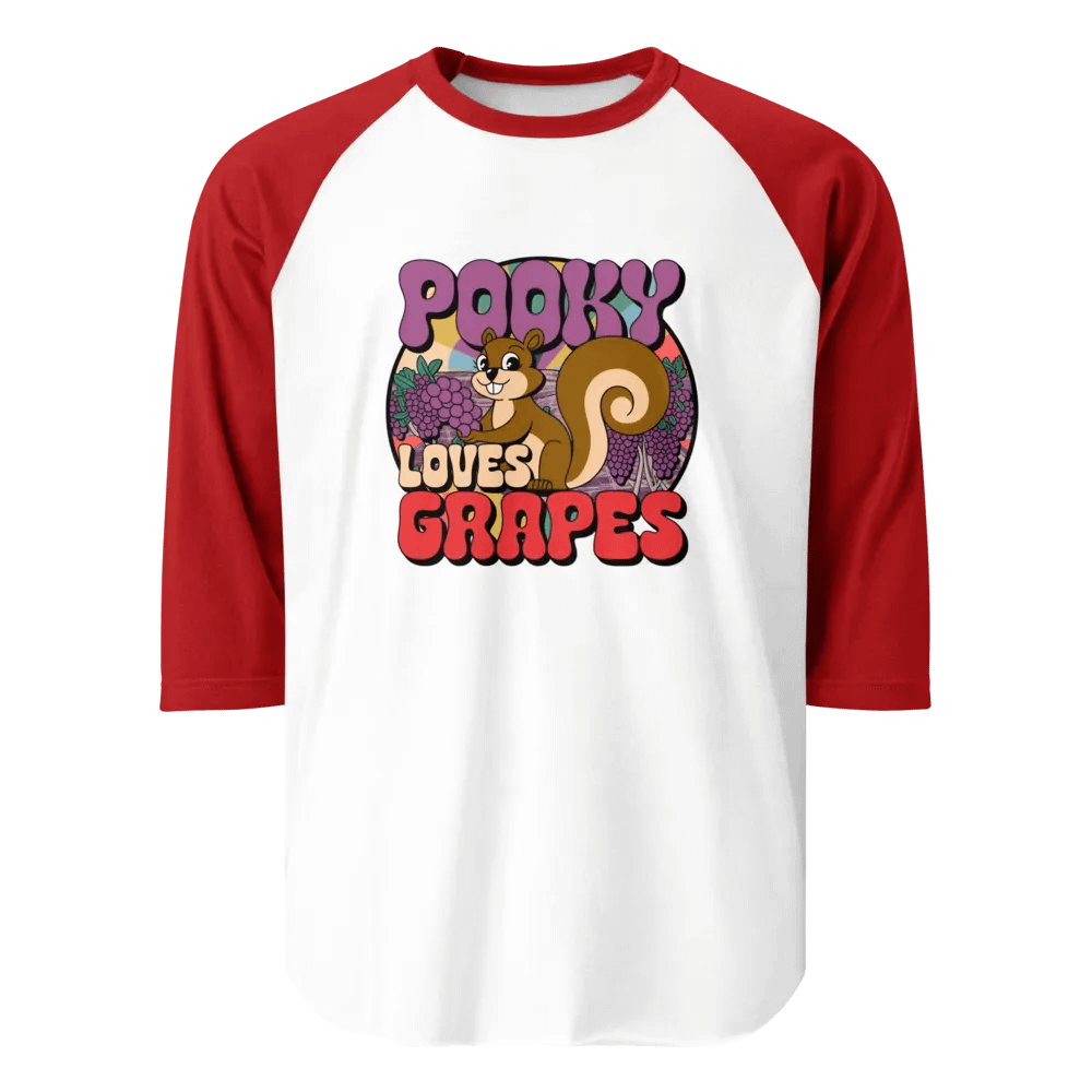 Pooky's Grape Adventure Raglan Tee product image (1)