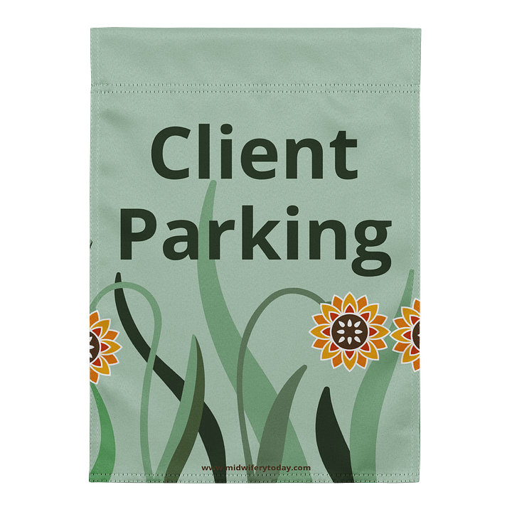 Client Parking Flag - Flower Garden product image (1)