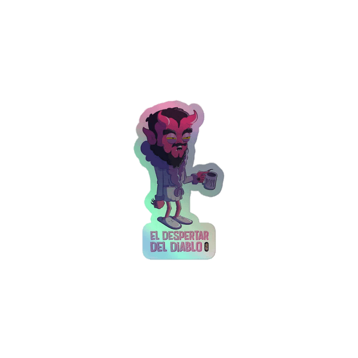 El Despertar del Diablo - Sticker (Holographic Kiss Cut) product image (1)