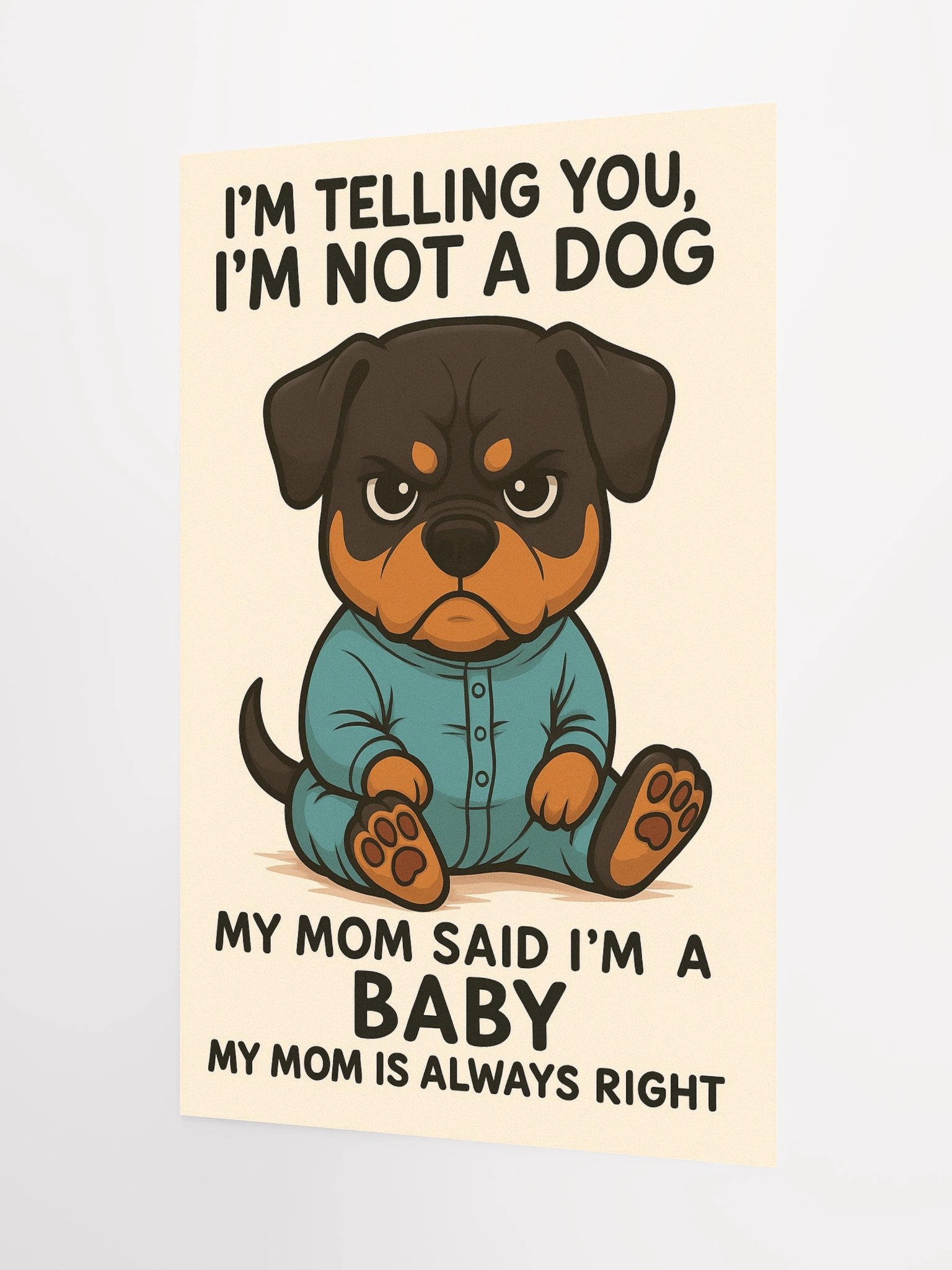 Baby Rottweiler Poster product image (8)