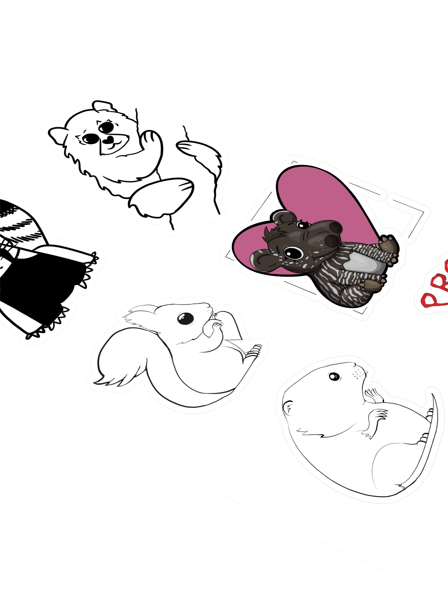 Animal Heroes Sticker Sheet (Jingle Jam 2025) product image (2)