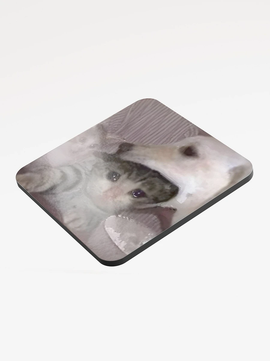 Glossed Cork Coaster: Meme Cats product image (3)