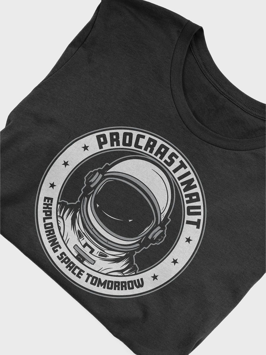 Funny Astronaut Tee – Procrastinaut Design for Laid-Back Dreamers product image (3)