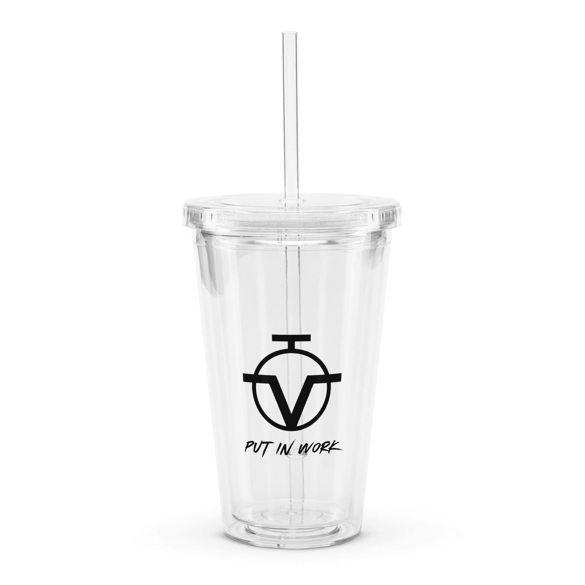 SoloRiotz Clear Cup with Steel Straw product image (1)