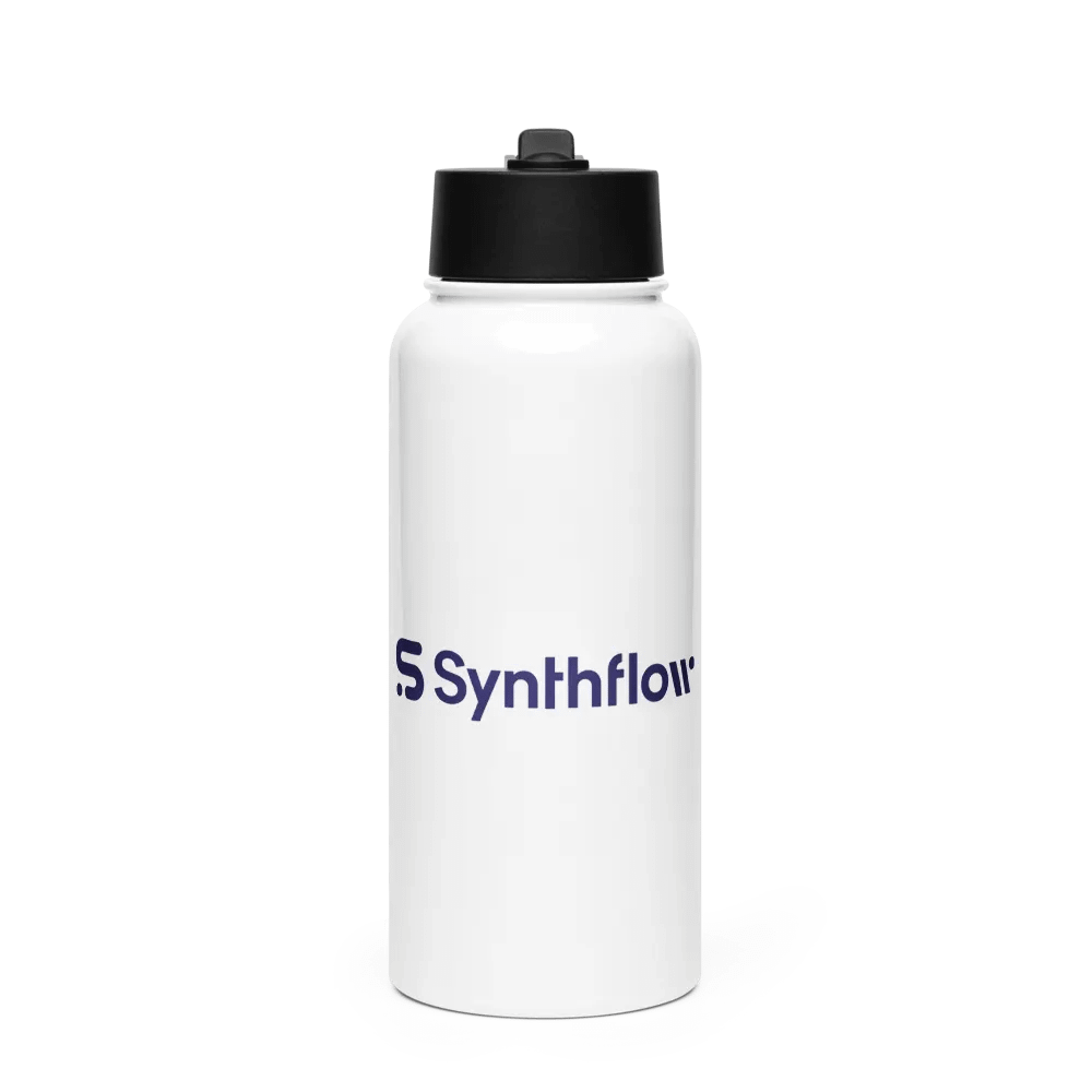 Stainless Steel Water Bottle with a Straw Lid product image (1)