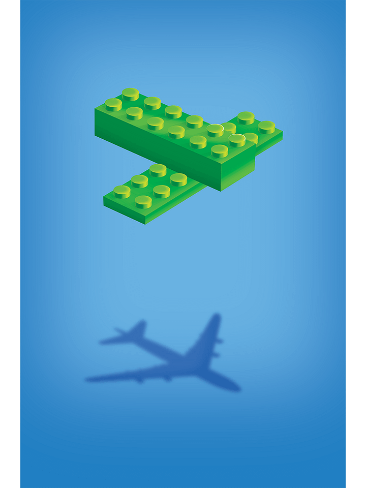 Plane (Green) | Poster product image (1)