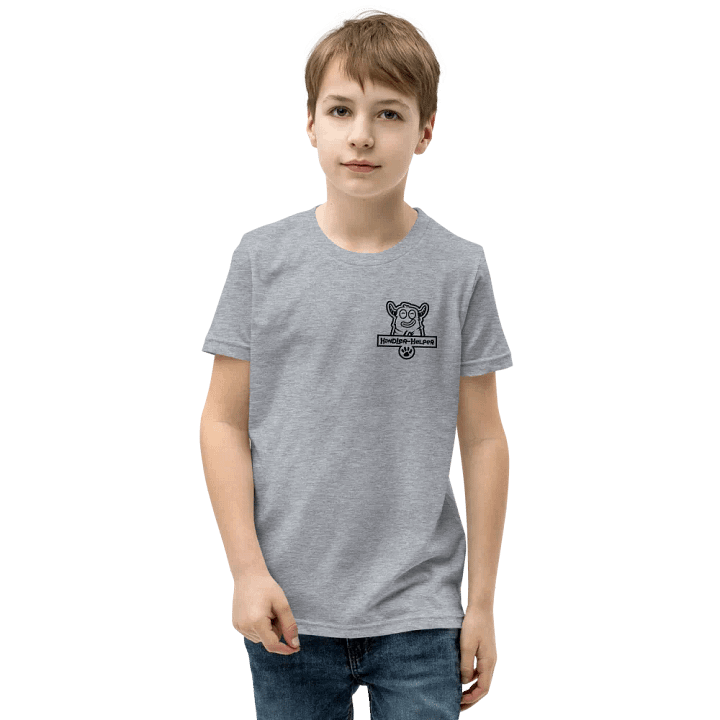 Youth Handler-Helper Logo (Black on White) Tee product image (2)