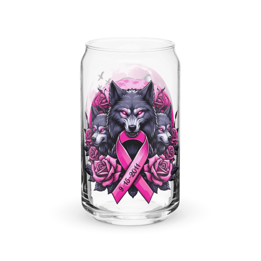 Wolves for Hope Can Glass product image (1)