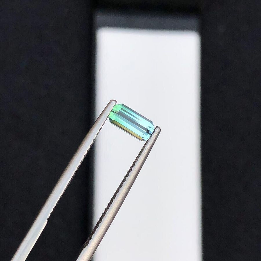 BI-COLOR SMALL STONE FOR WIRE WRAPPING TOURMALINE STONE FOR RING VVSI , 0.45 CRT product image (5)