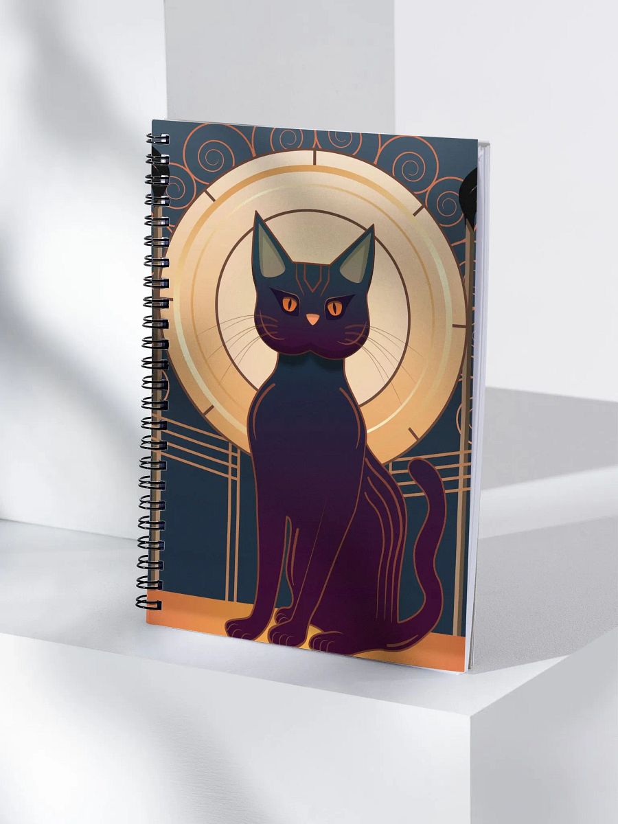 Art Deco Cat Notebook product image (4)