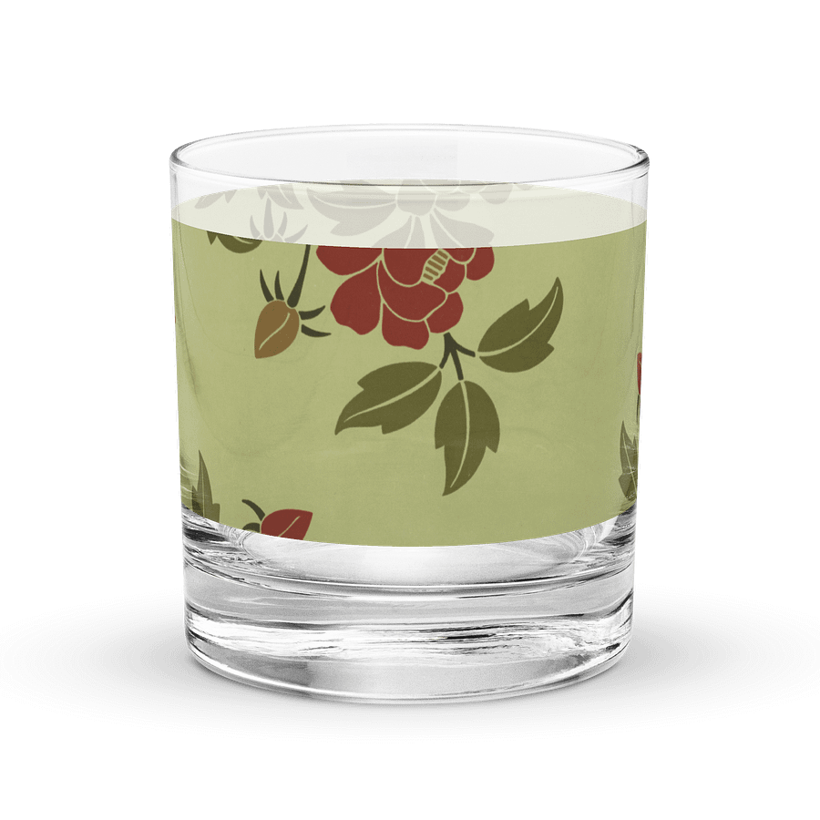 Japanese Floral. 10.5oz. Rocks Glass product image (3)