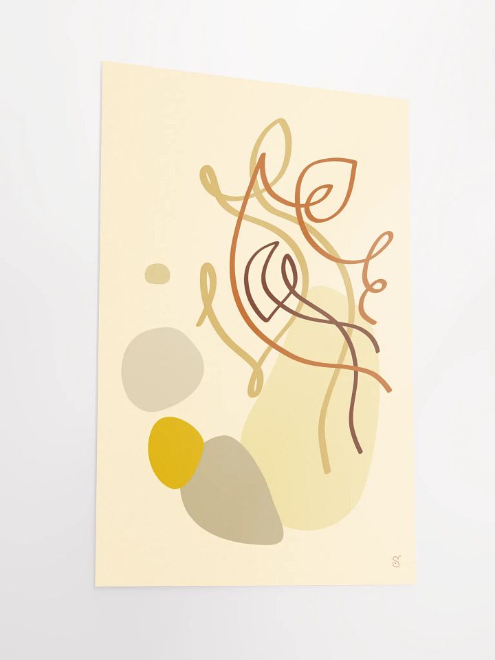 Organic Flow Abstract Poster - Abstract Image No. 4 product image (2)