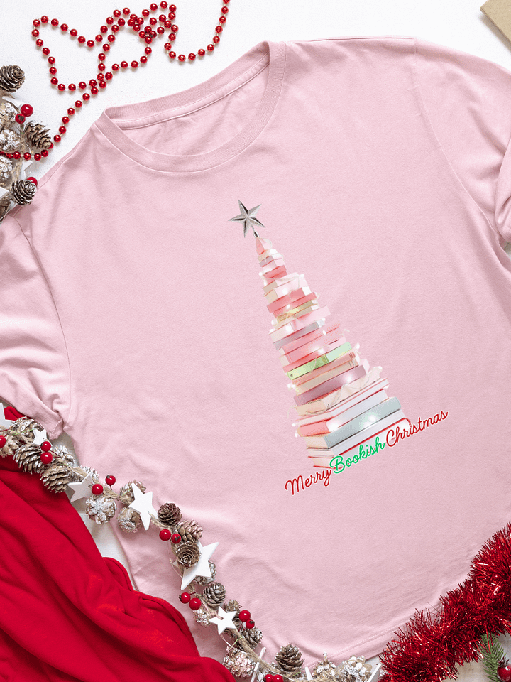 Merry Bookish Christmas Tee product image (1)