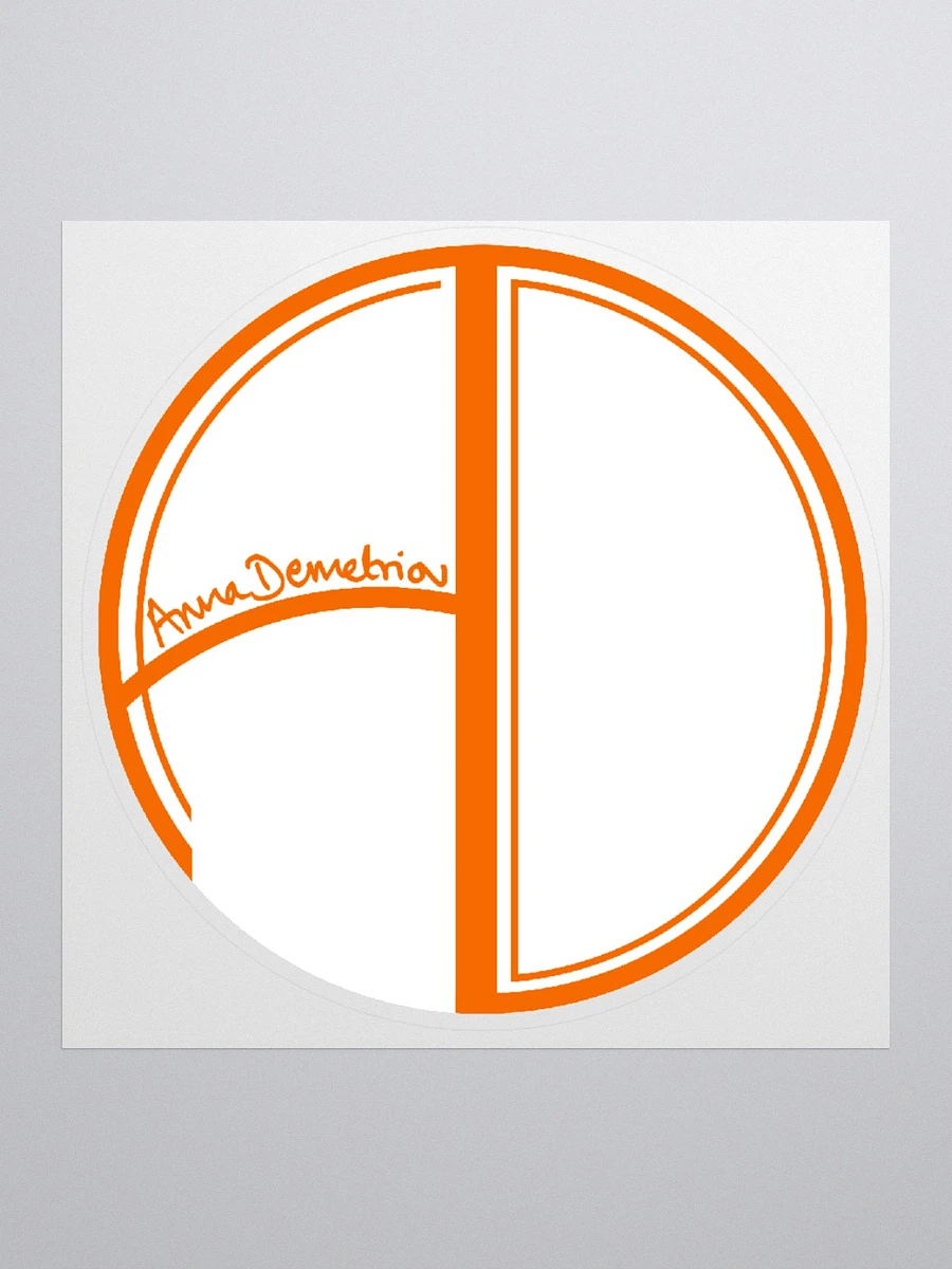 Logo Sticker (Orange) product image (2)