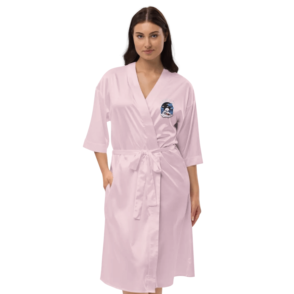 Cloudy Night BBBY Satin Robe Embroidered product image (15)
