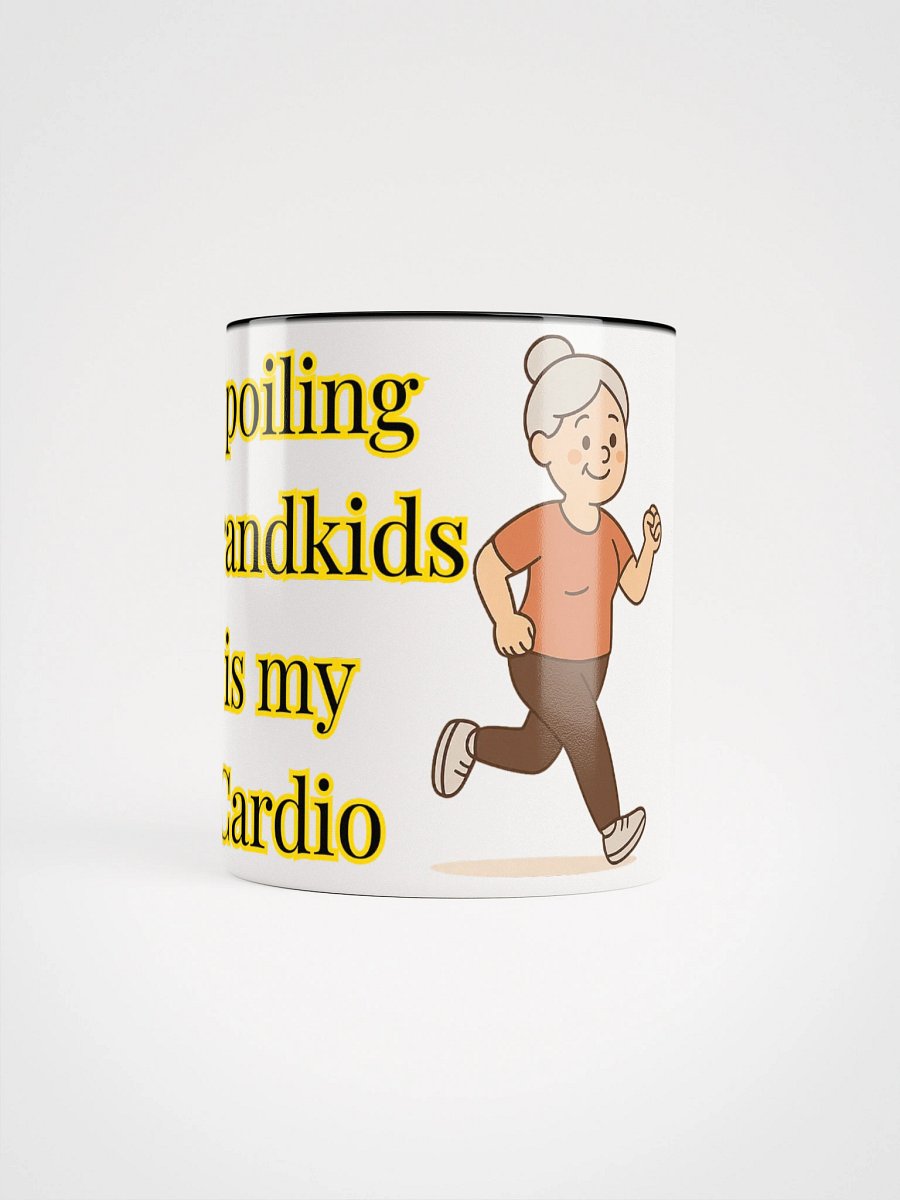 Spoiling Grandkids is my Cardio (Female) 2-Tone Ceramic Mug product image (5)