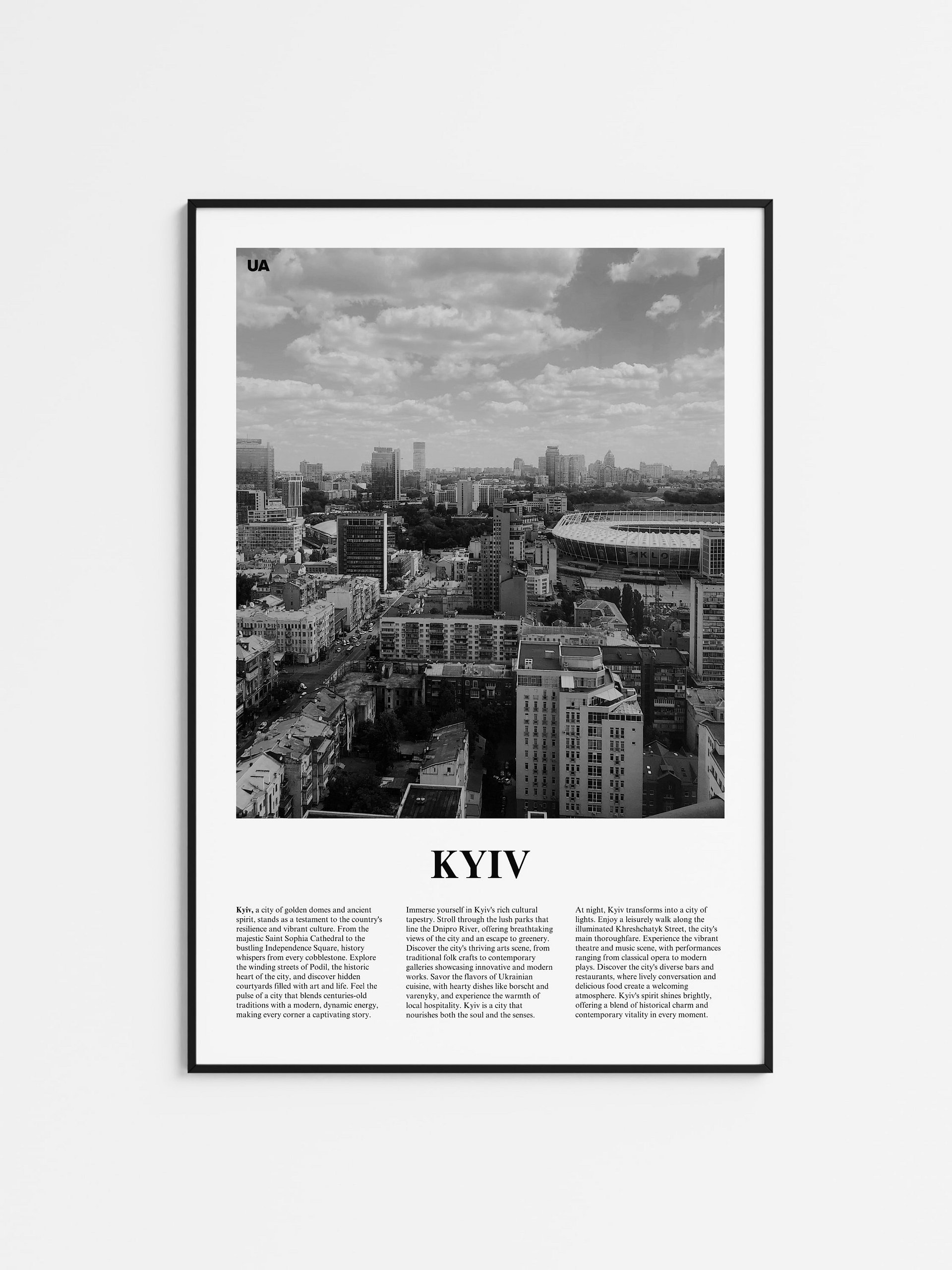 Kyiv 02 Newspaper Poster product image (1)