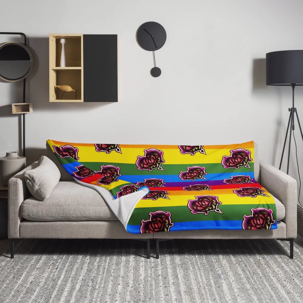Zagarose Rainbow Throw Blanket product image (11)