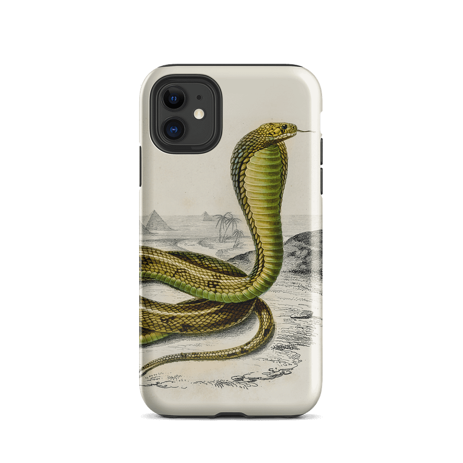 Vintage Snake Illustration iPhone® Tough Case product image (2)