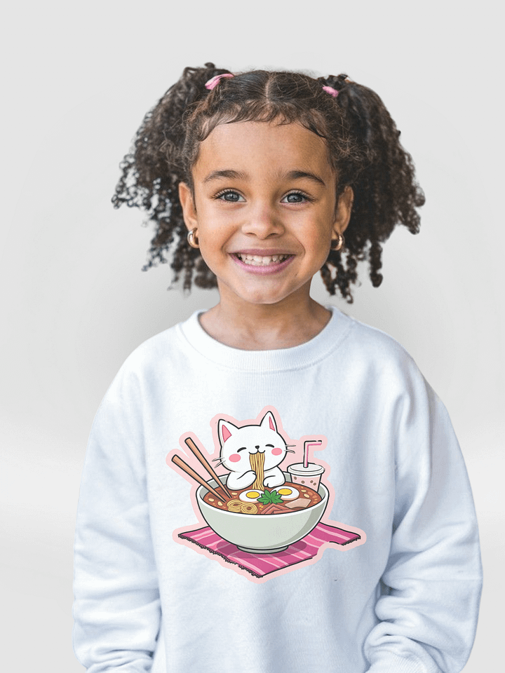 Just a Girl who Loves Ramen Boba and the Beach Youth Sweatshirt product image (2)