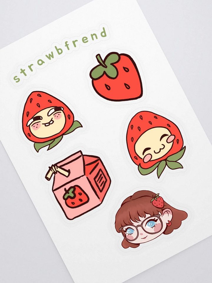 strawbfrend sticker pack product image (2)