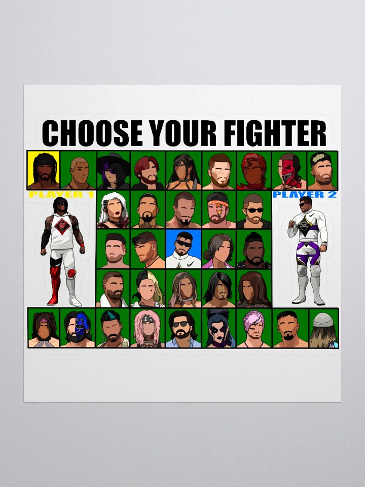 PEPW Choose Your Fighter Judah x Oliver Sticker product image (1)