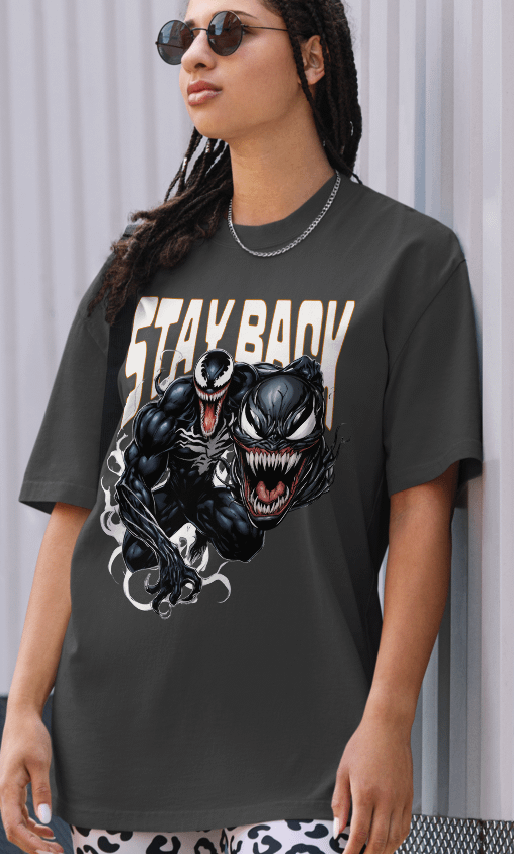 Stay back oversized fit T-shirt product image (1)