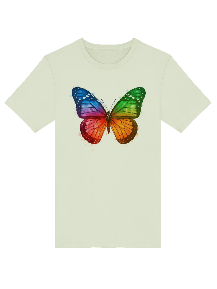 Rainbow Butterfly Watercolor Tee product image (5)