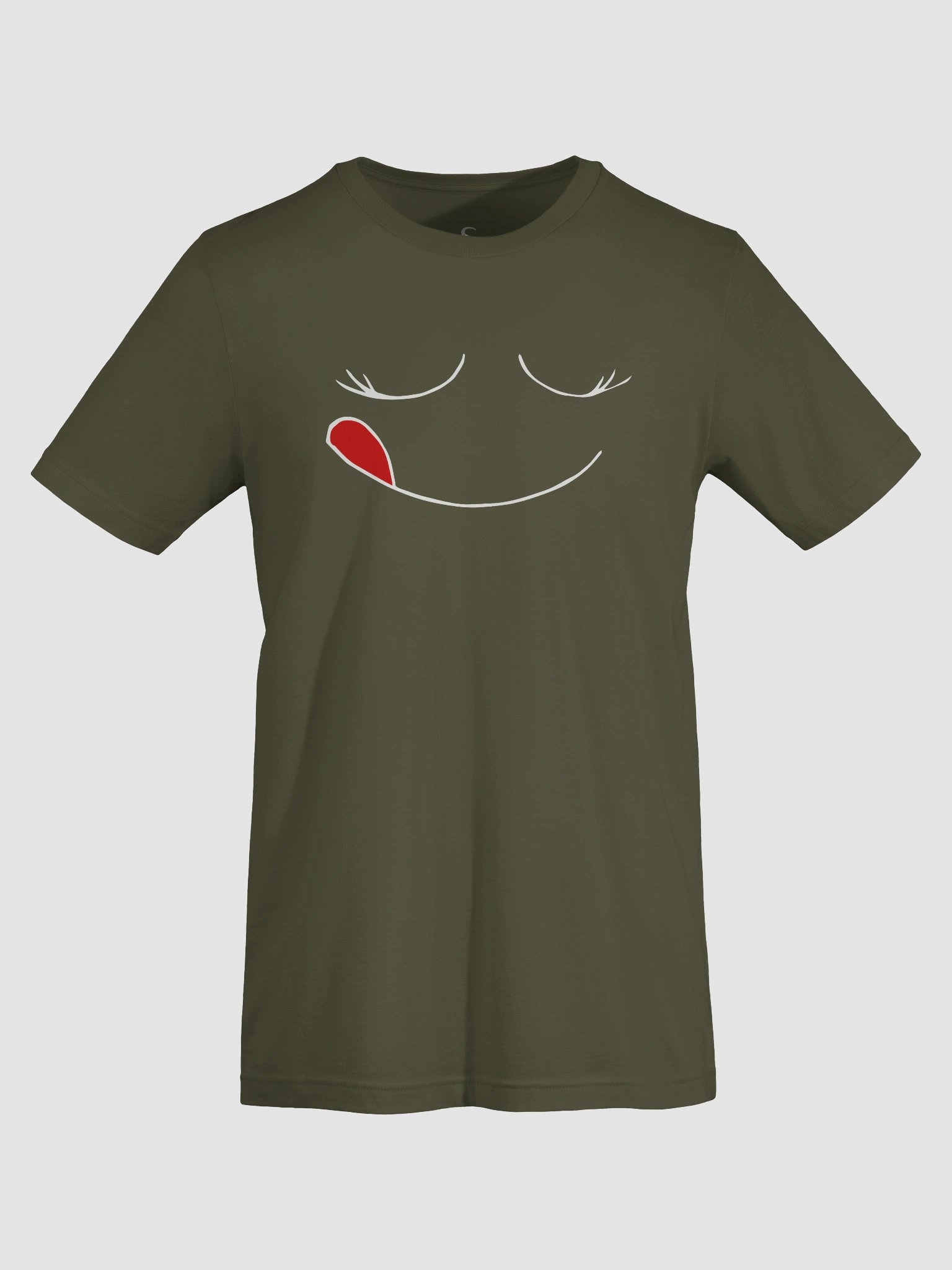 Smiley Face With Closed Eyes Supersoft Graphic Tee product image (5)