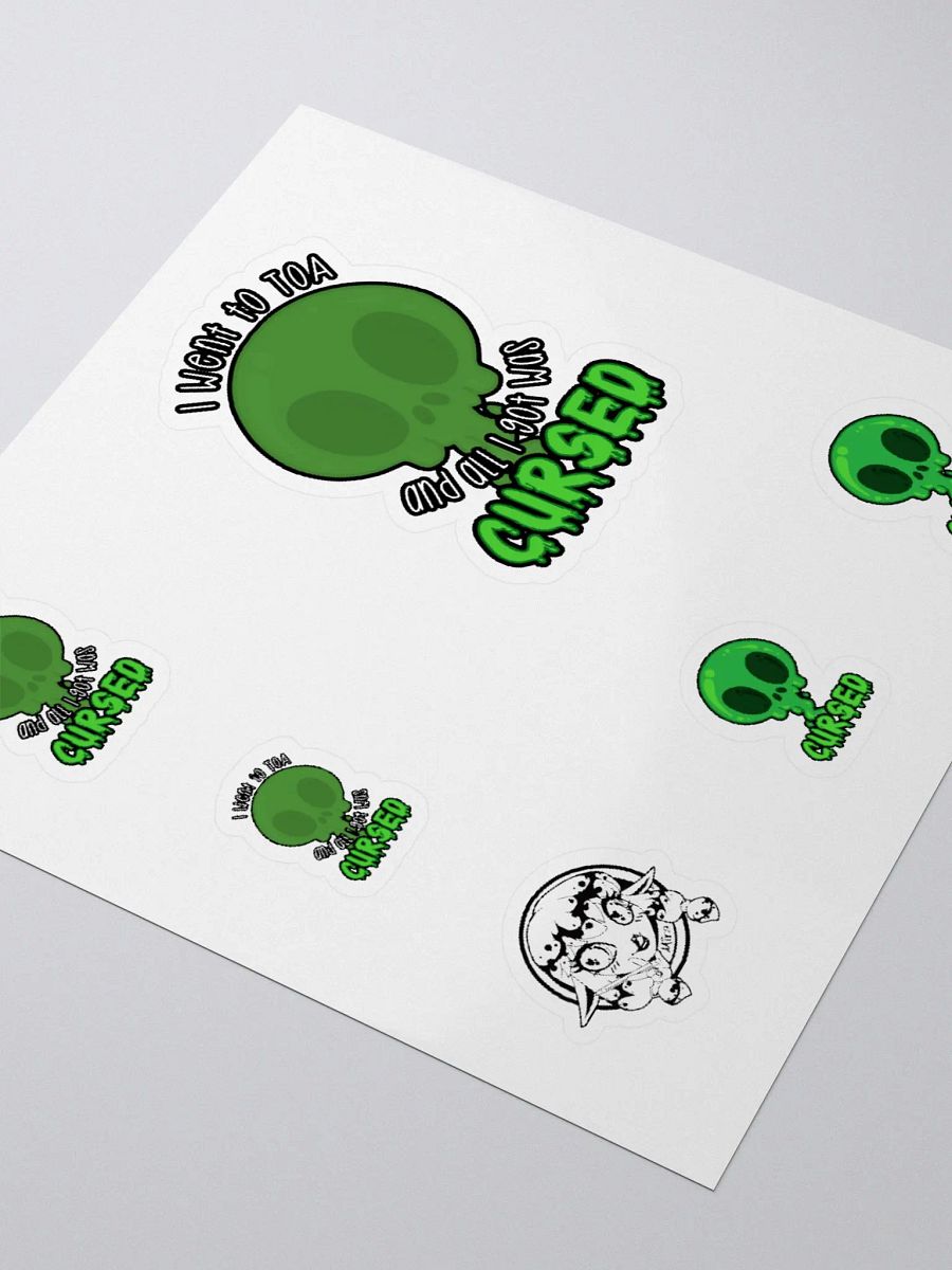 All I Got Was Cursed - Hunter - Sticker Sheet product image (3)