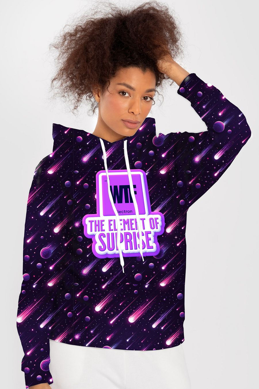 Funny WTF All Over Print Hoodie product image (3)