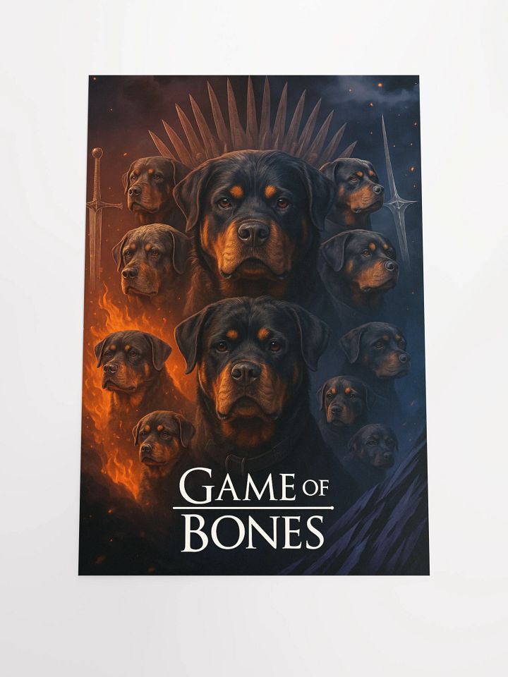 Rottweiler - Game of Bones Poster product image (2)