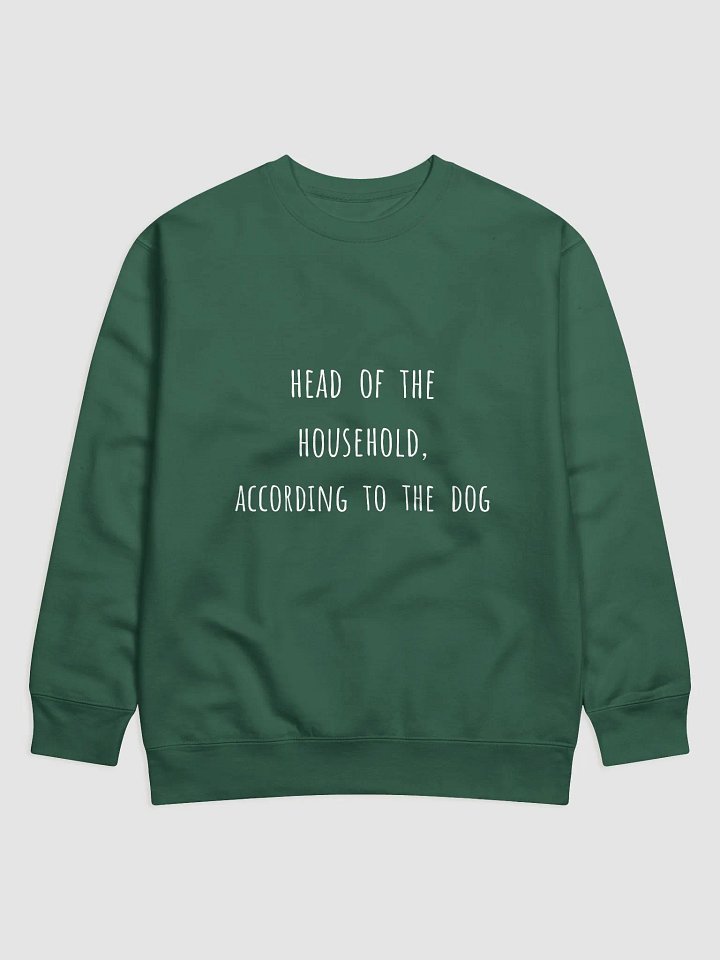 Head of the Household, According to the Dog - Charming Sweatshirt for Dog-Loving Dads product image (17)