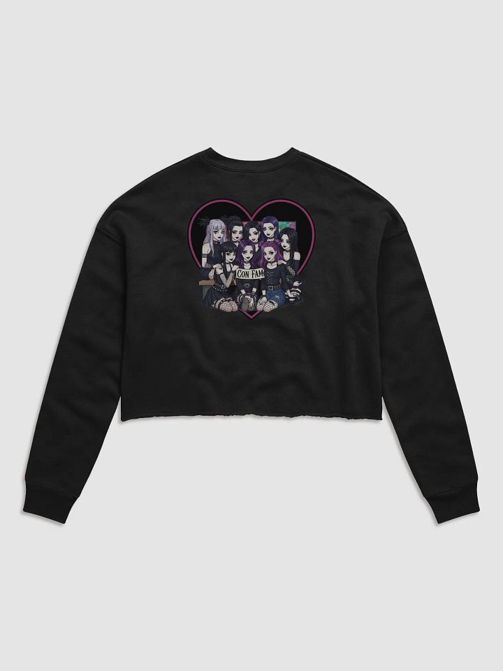 Womens Long Sleeve Fleece Crop Top product image (5)