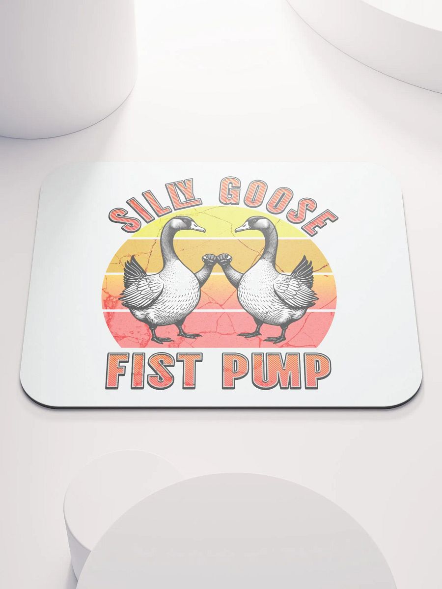 Silly Goose Fist Pump Mouse Pad product image (1)