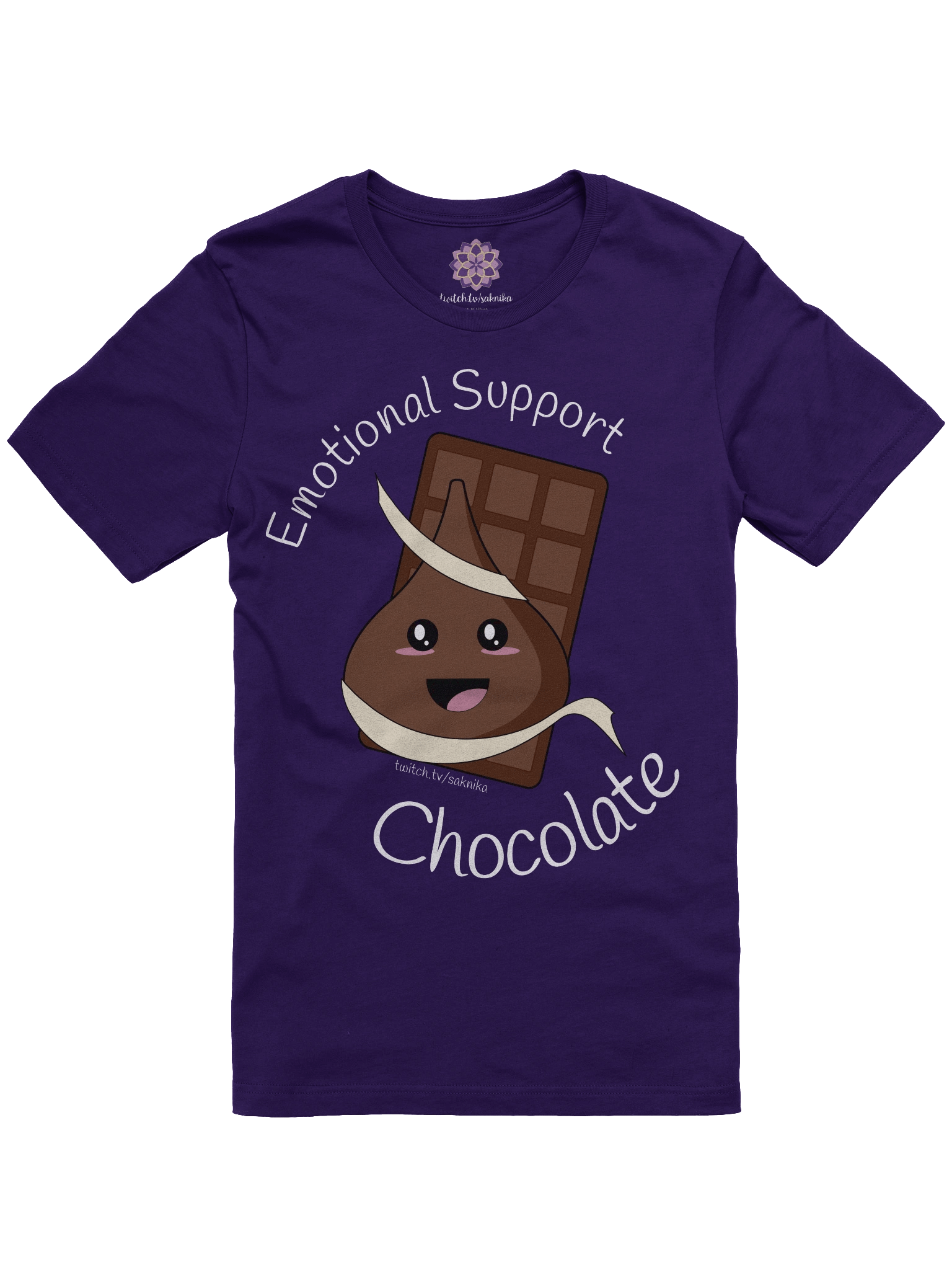 Emotional Support Chocolate Super Soft T-Shirt product image (4)