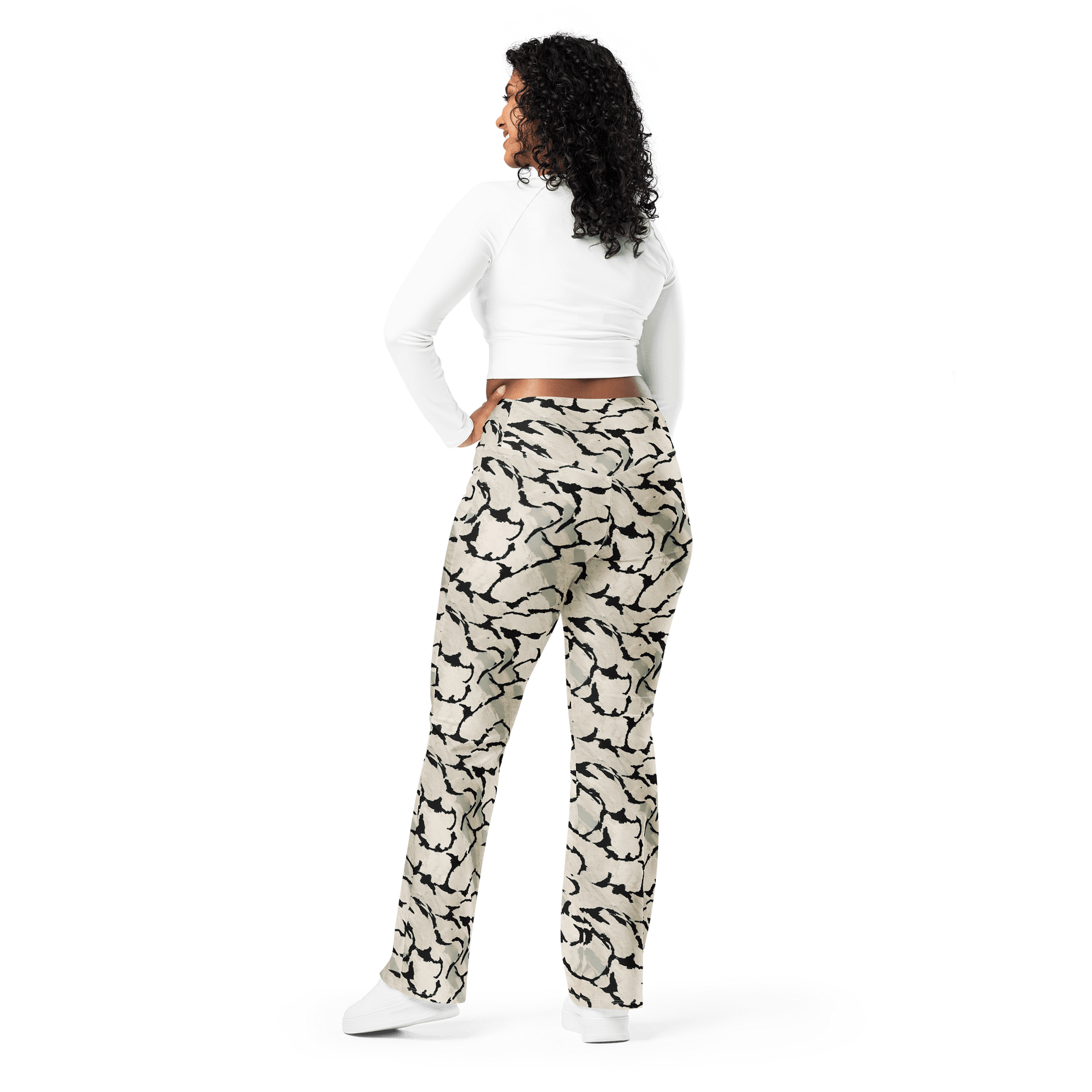 Animal Skin Flare Leggings product image (6)