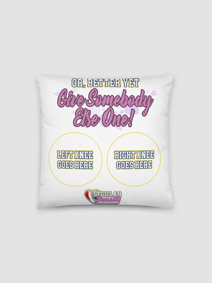 Secular Sexuality Orgasm Pillow - White product image (2)