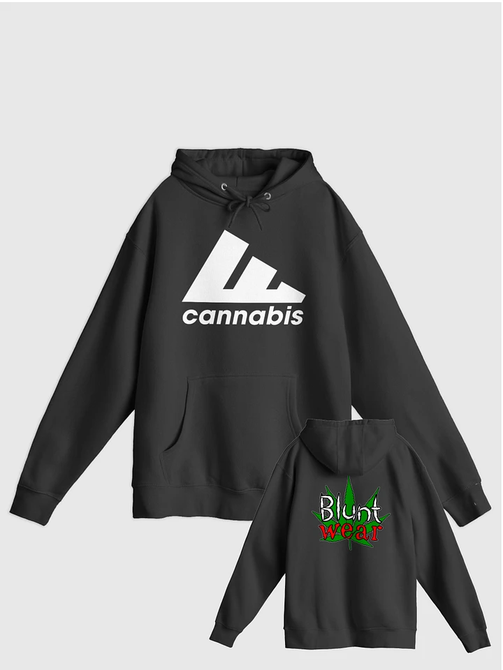 Cannabis Shoes w Back Black Hoodie product image (1)