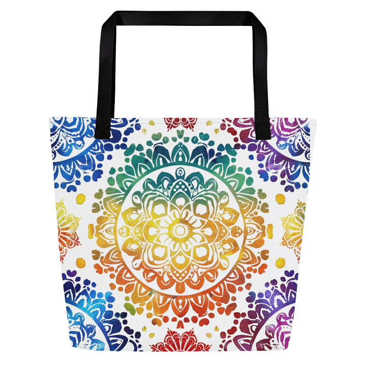 Mandala Mosaic Polyester Tote Bag product image (2)