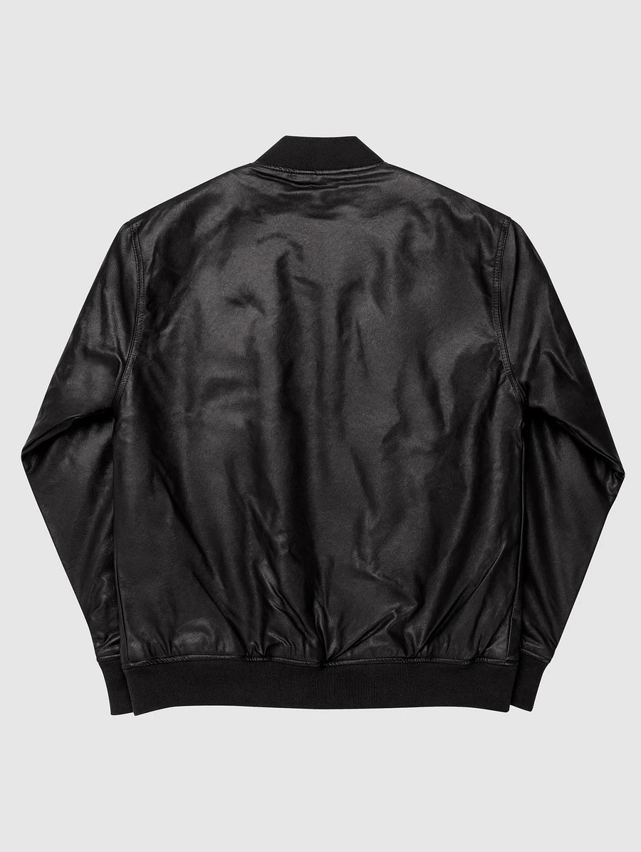 Leather Bomber Jacket - LowPro | Embroidered product image (3)