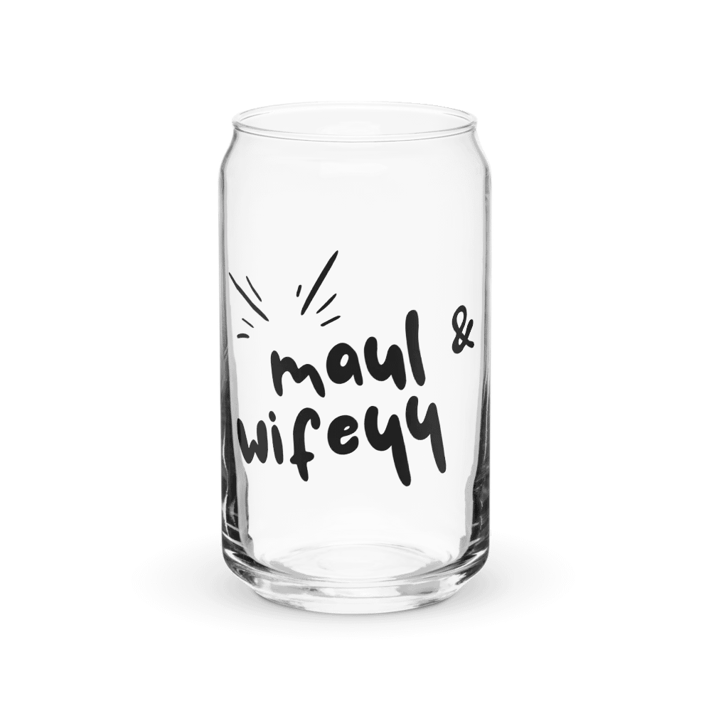 Maul & Wifeyy Collab - Can-Shaped Glass product image (1)