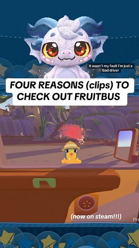 we played the @krillbitestudio’s fruitbus demo in AUGUST OF LAST YEAR!!! and the full release of the game is TODAY!!!!

so pl...