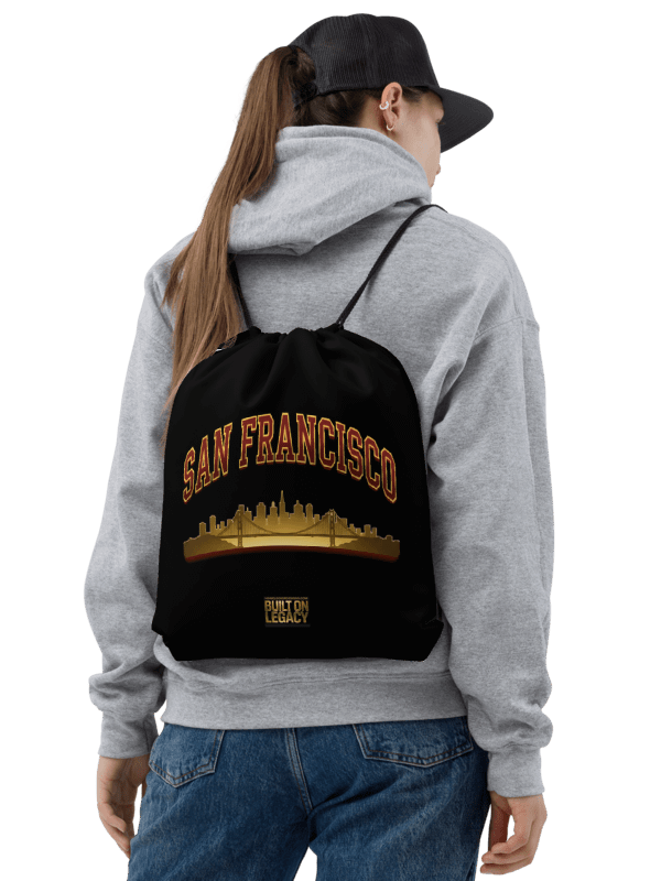 Built on Legacy Drawstring Bag | San Francisco | Football | Home Locker product image (1)