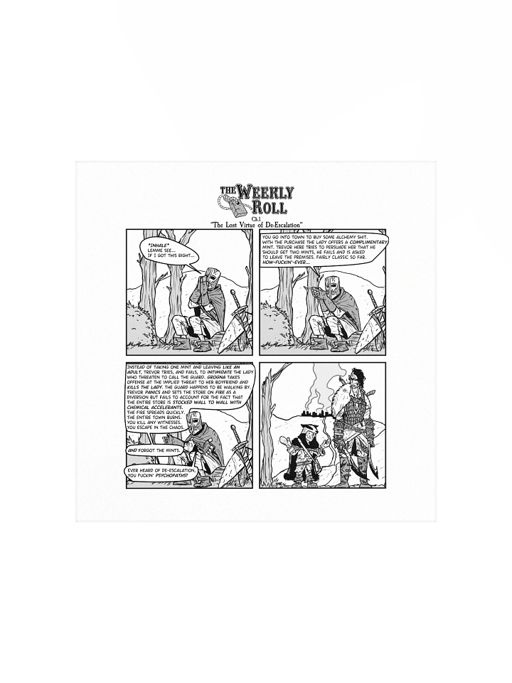 The Weekly Roll Ch. 1. Print Square product image (1)