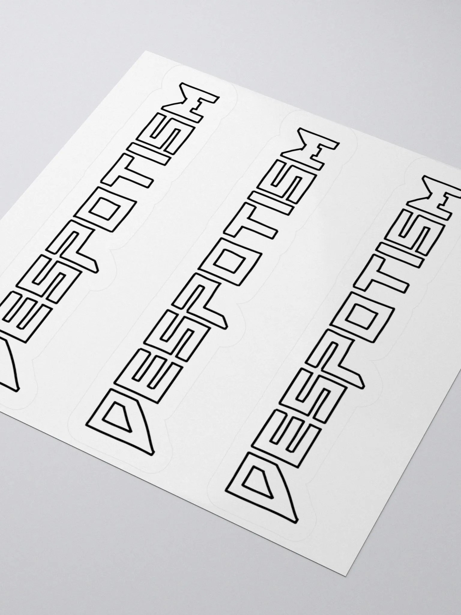 DESPOTISM Sticker Sheet product image (1)