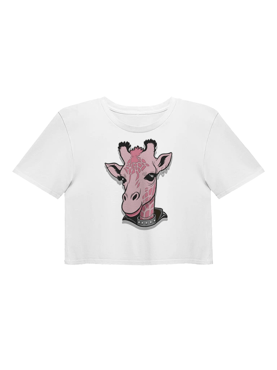 Gothic Safari Crop Top - Giraffe - ON FRONT product image (15)