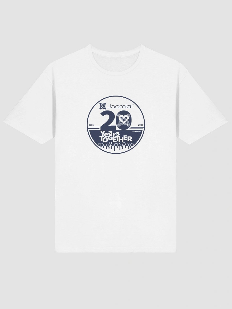 Joomla! 20th Anniversary Edition<br /> — Unisex Softstyle T-Shirt / Navy — product image (1)